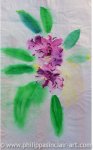 Rhododendron on Japanese Paper